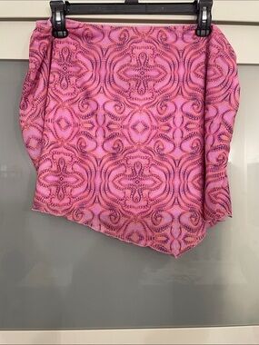 wild fable Pink and Purple Swim Sarong